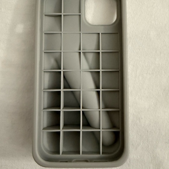 White iPhone 13 Case with Lip Balm Holder - Picture 3 of 5